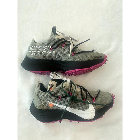 Womens Nike Vapor Street x Off White “Laser Fuchsia” Size 6.5 - Picture 3 of 7
